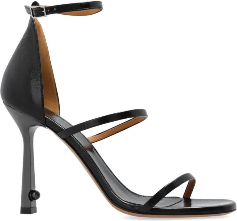 Sergio rossi Sandalen Area Marquise Satin Sandals in wit - Foto 1