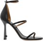 Sergio rossi Sandalen Area Marquise Satin Sandals in wit - Thumbnail 1