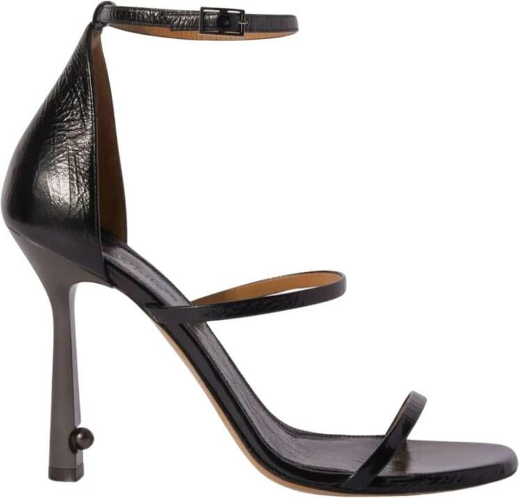 Off White Lollipop Strappy Sandaal Black Dames