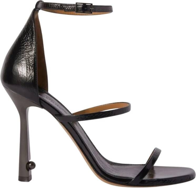 Off White Lollipop Strappy Sandaal Black Dames