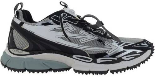 Off White Moderne Mesh Sneakers met Iconische Details - Foto 2