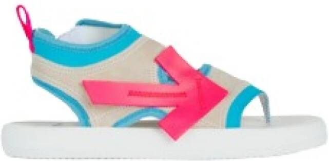 Off White Monochrome Sandalen voor Dames