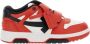 Off White Multicolor lage top klittenbandsneakers Red Heren - Thumbnail 1