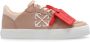 Off White Leren Sneakers met Pijl Motief Pink Dames - Thumbnail 1