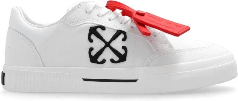 Off White Nieuwe lage gevulkaniseerde sneakers White Dames