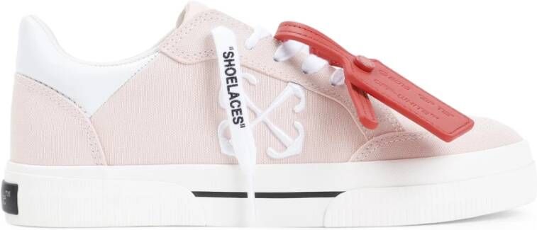 Off White Naakt canvas sneakers met pijllogo Multicolor Dames