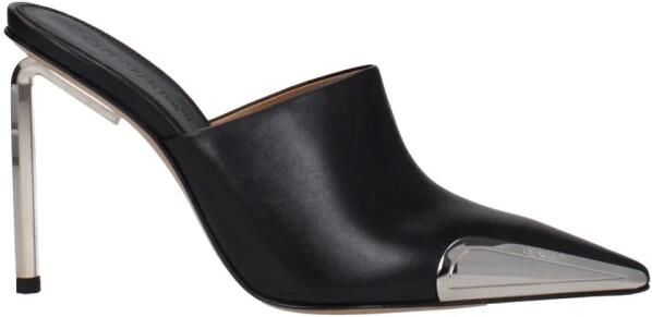 Off White Allen met hak muiltjes Black Dames
