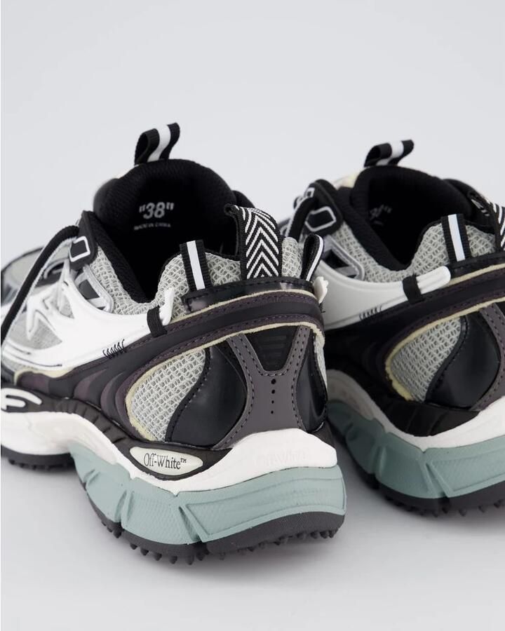 Off White Moderne Mesh Sneakers met Iconische Details - Foto 5