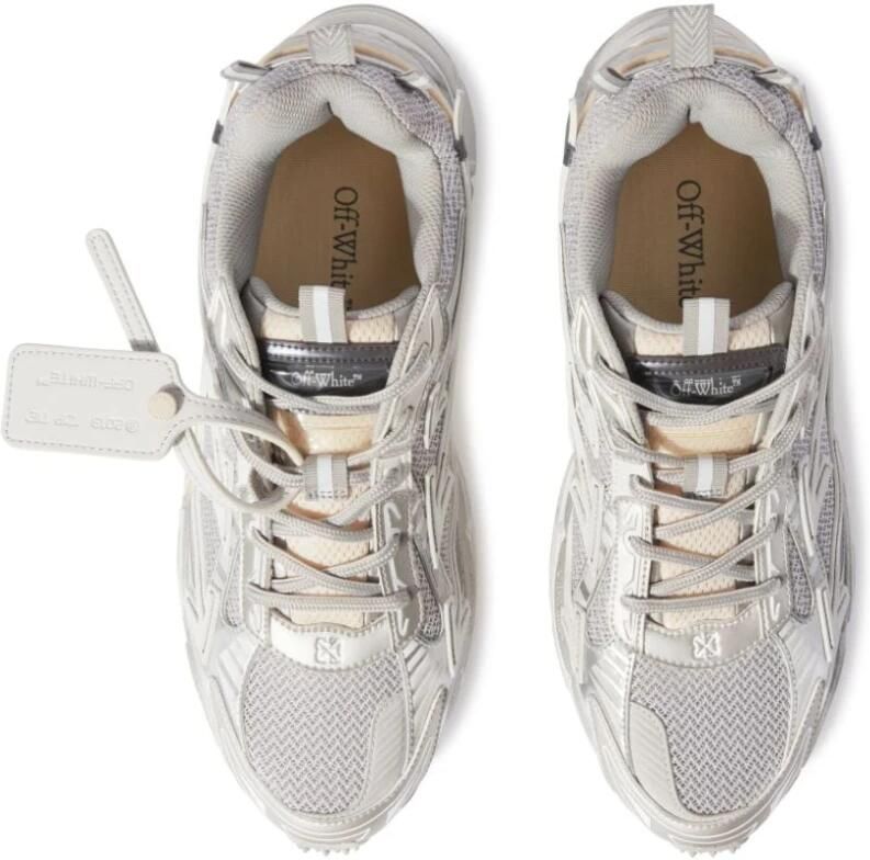 Off White Grijze Sneakers OW BE Right Back Gray Heren