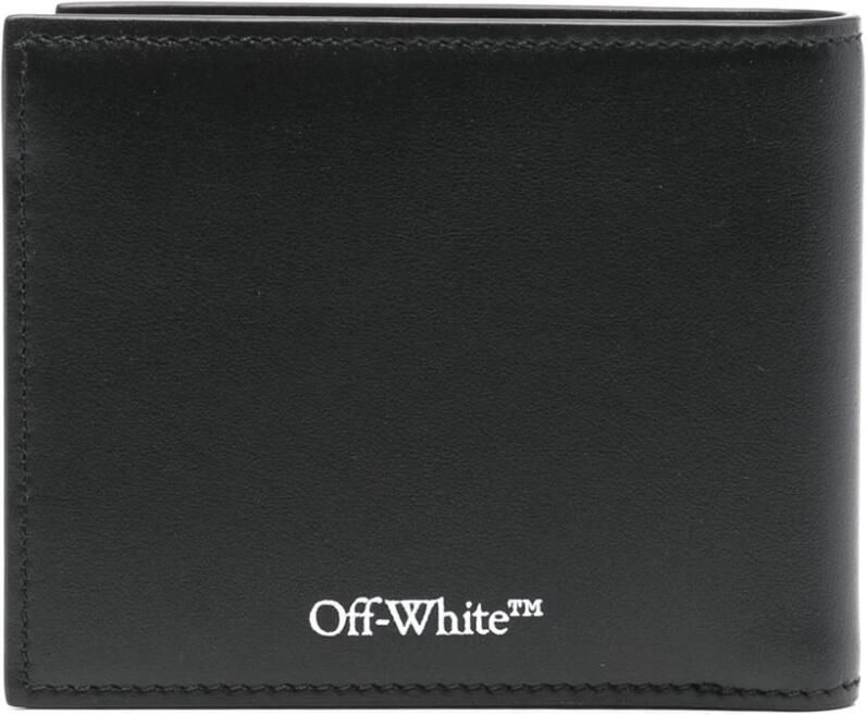 Off White Bookish Bifold leren portemonnee - Foto 2