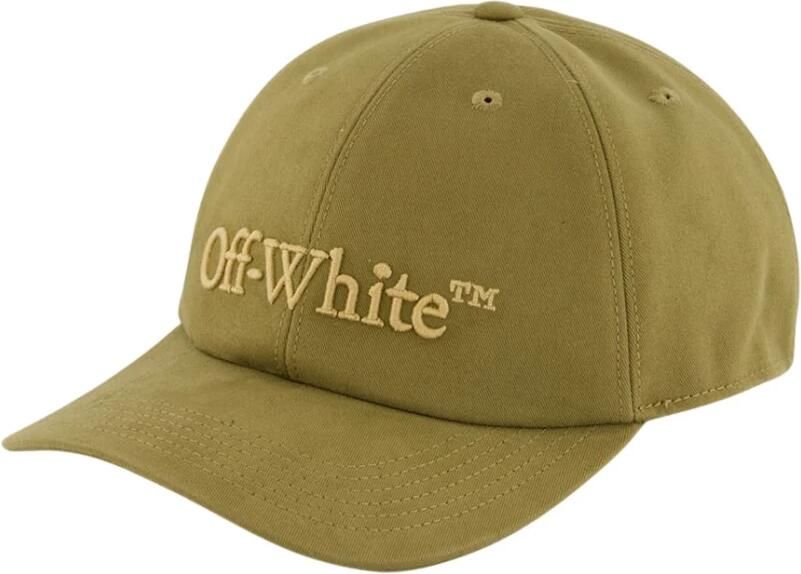 Off White Bookish Geborduurde Baseballpet - Foto 1
