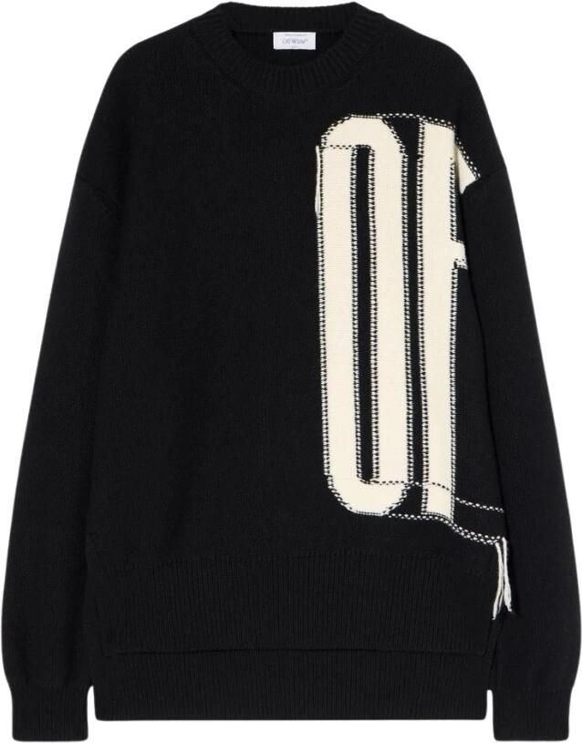 Off White Bookish Shared Knit Crewneck