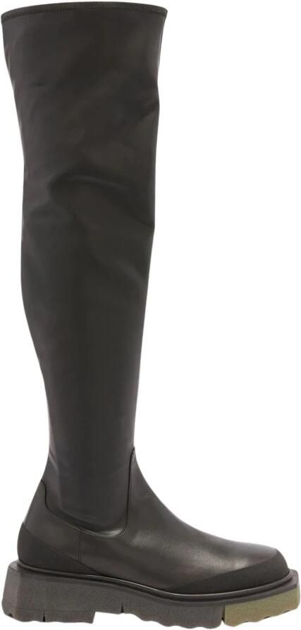 Off White Calf Stretch Sponge Cuissard