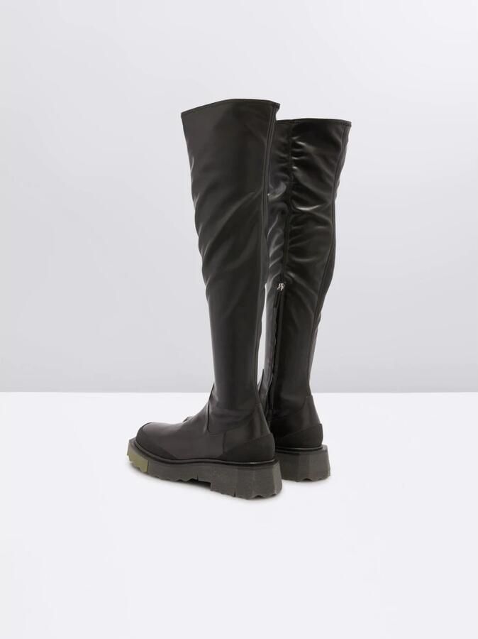 Off White Calf Stretch Sponge Cuissard - Foto 3