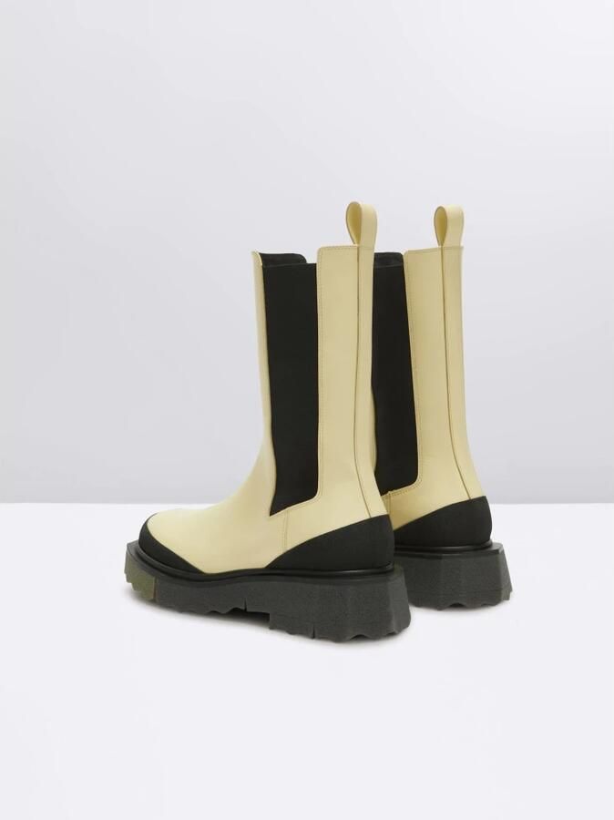 Off White Chelsea boots met zool met sponseffect - Foto 4