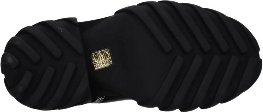 Off White Zwarte Tractor Motor Enkellaarzen voor Black - Foto 2