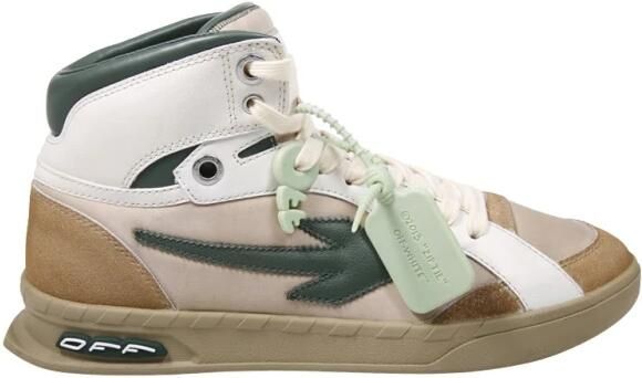 Off White EOP High Top Versleten Sneaker