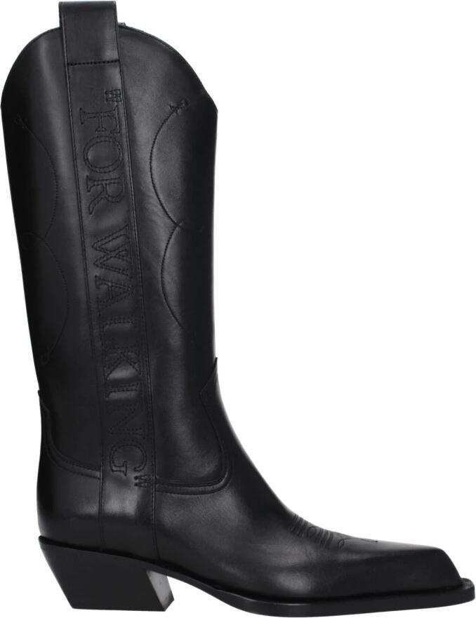 Off-White Boots & laarzen "For Walking" Texan Boot in zwart