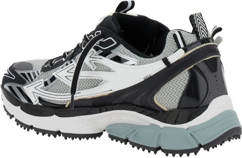 Off White Moderne Mesh Sneakers met Iconische Details - Foto 10