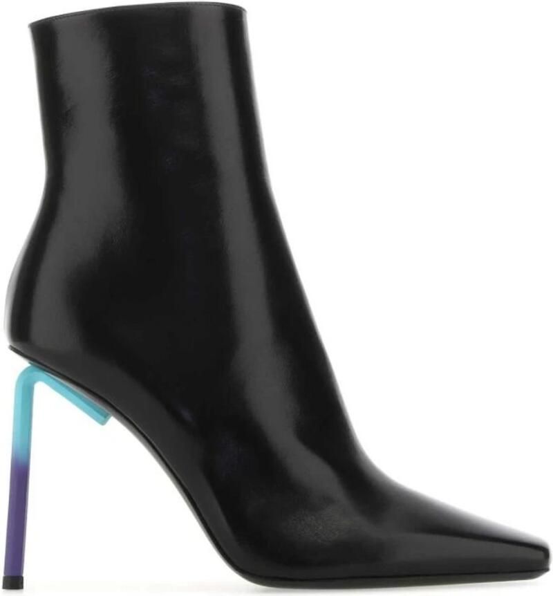 Off White Gehakte laarzen voor vrouwen Black Dames