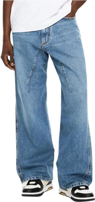 Off White Half Arrow Twist Slouchy Jeans