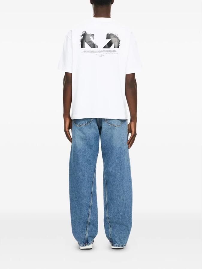 Off White Half Arrow Twist Slouchy Jeans - Foto 2