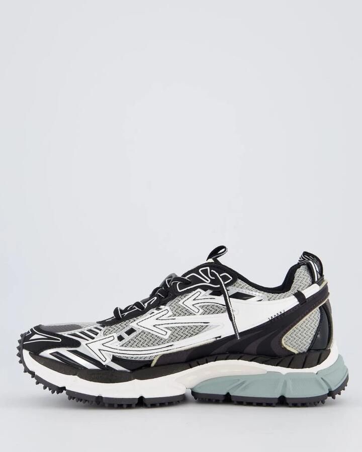 Off White Moderne Mesh Sneakers met Iconische Details - Foto 2