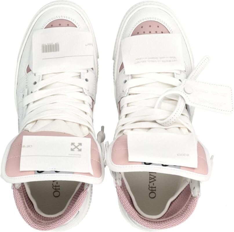 Off White High Top Sneakers met Opvallend Design