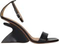 Off White Kruik wig sandalen Black Dames - Zwart