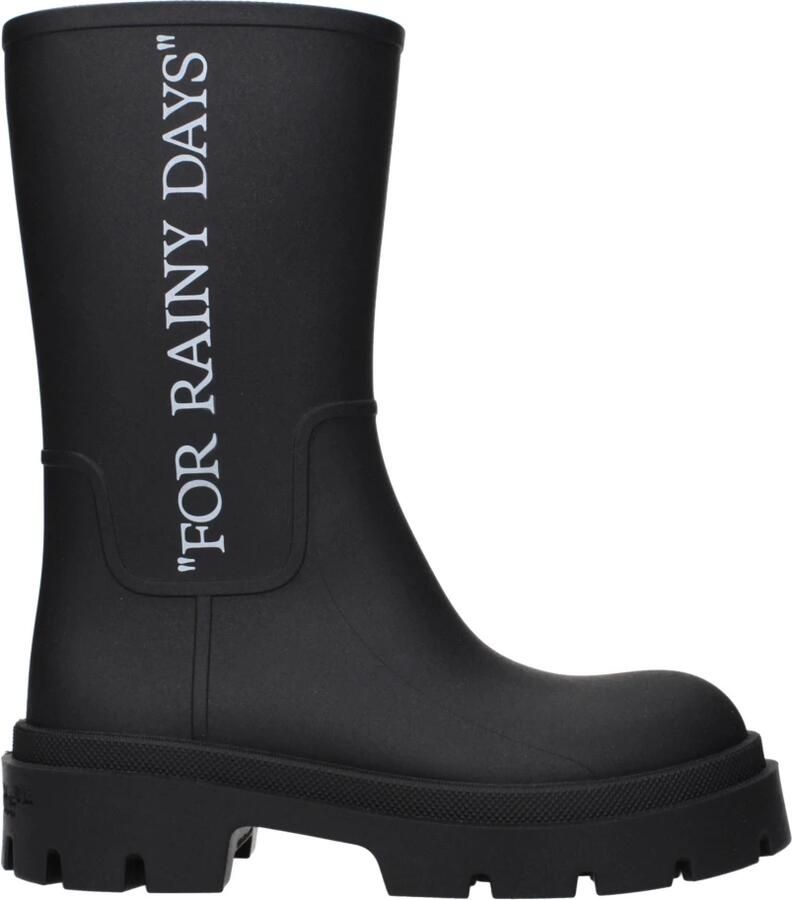 Off White Katoenen Enkellaarsjes - Foto 2