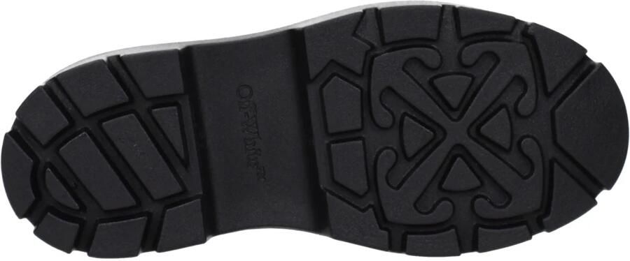 Off White Katoenen Enkellaarsjes - Foto 3