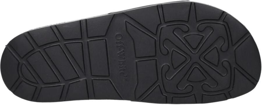 Off White Slides Bookish Black Heren