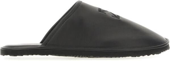 Off White Leren Pantoffels