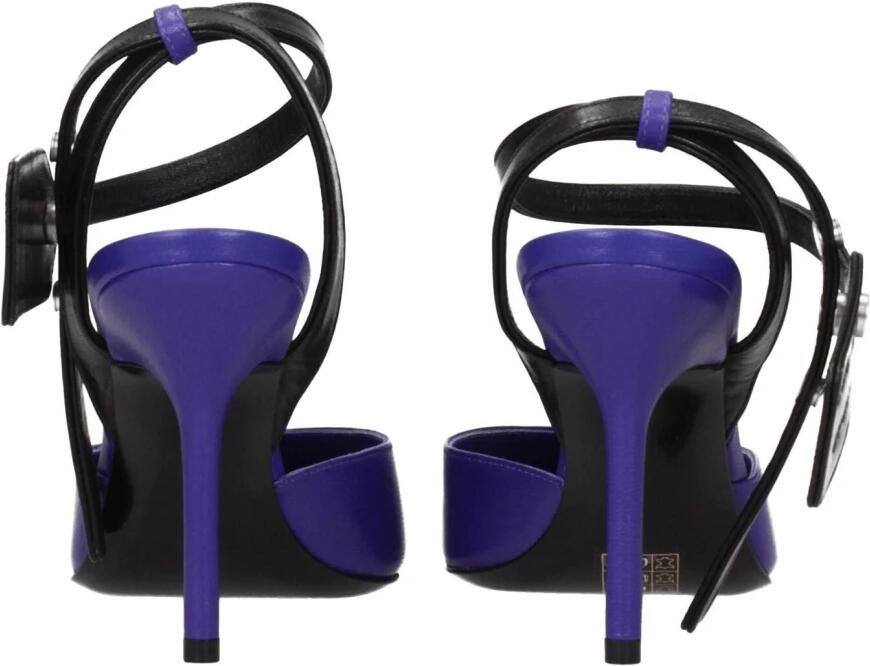 Off White Leren Pumps met Hoge Hak