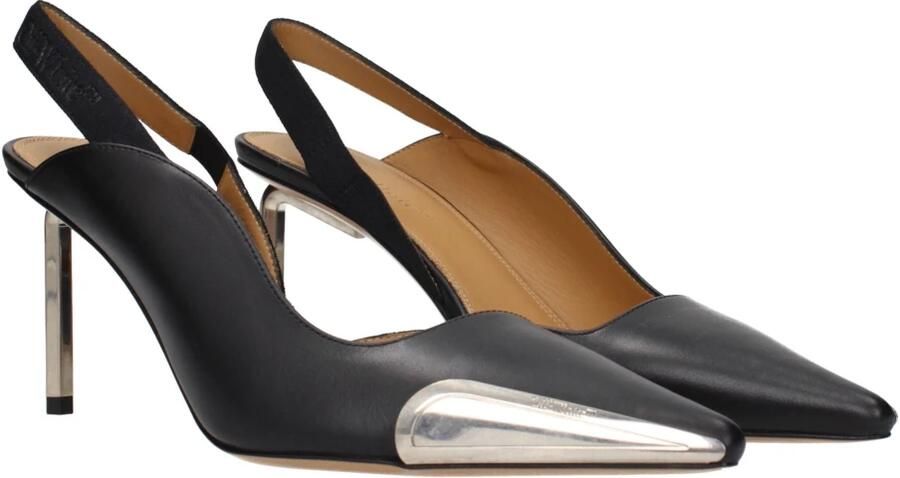 Off White Allen Frame Slingback Pumps - Foto 5