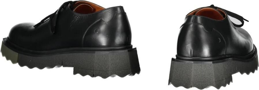 Off White Leren Veterschoenen - Foto 2