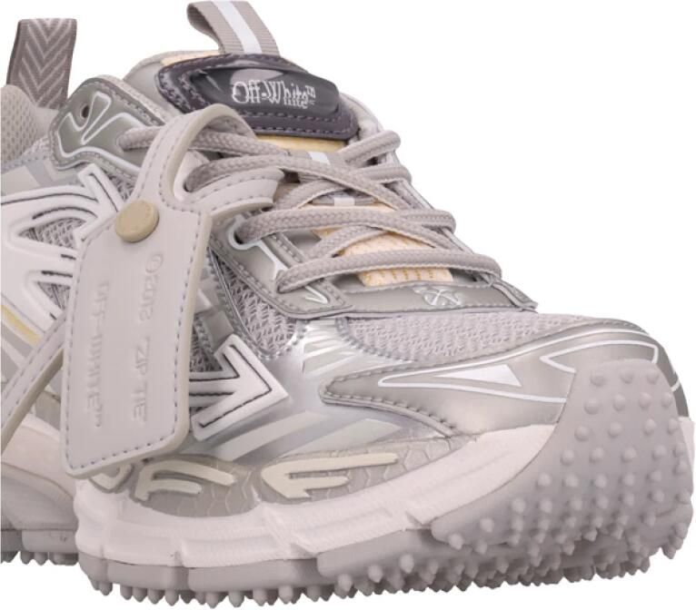 Off White Sneakers Ow Be Right Gray Dames - Foto 4
