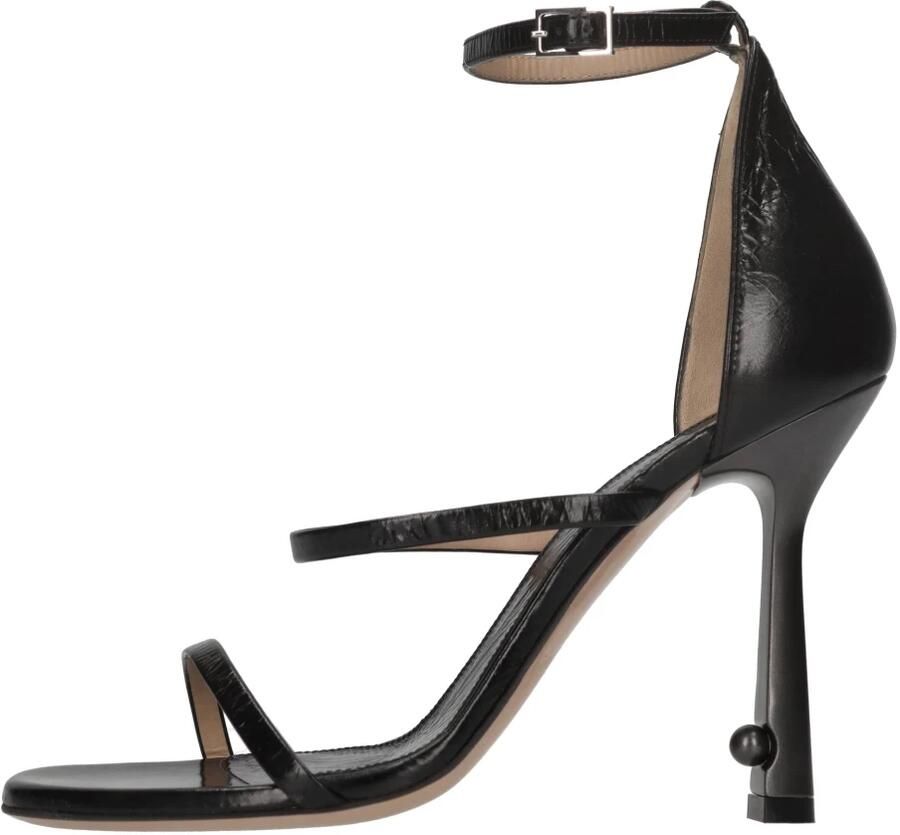 Off White Lollipop Strappy Sandaal Black Dames