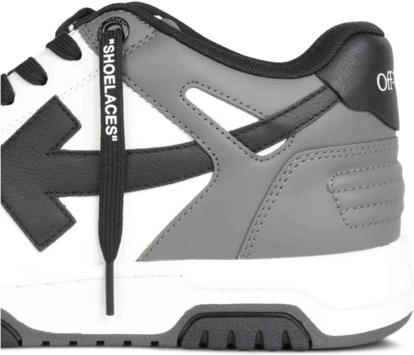 Off White M-Out Of Office Calf Leather Sneakers - Foto 2