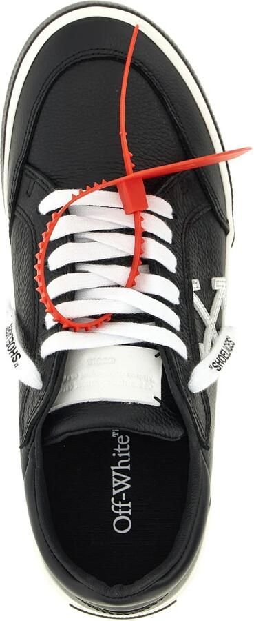 Off White New Low Vulcanized Leather Sneakers - Foto 2