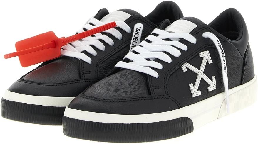 Off White Zwarte Sneakers met Iconische Pijl Patch - Foto 9