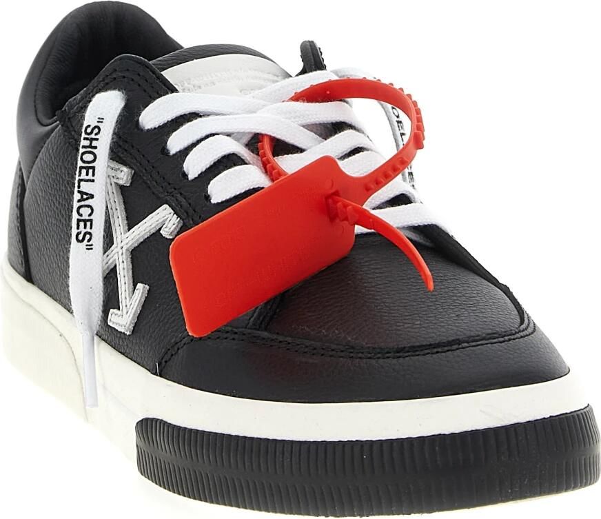Off White Zwarte Sneakers met Iconische Pijl Patch - Foto 2