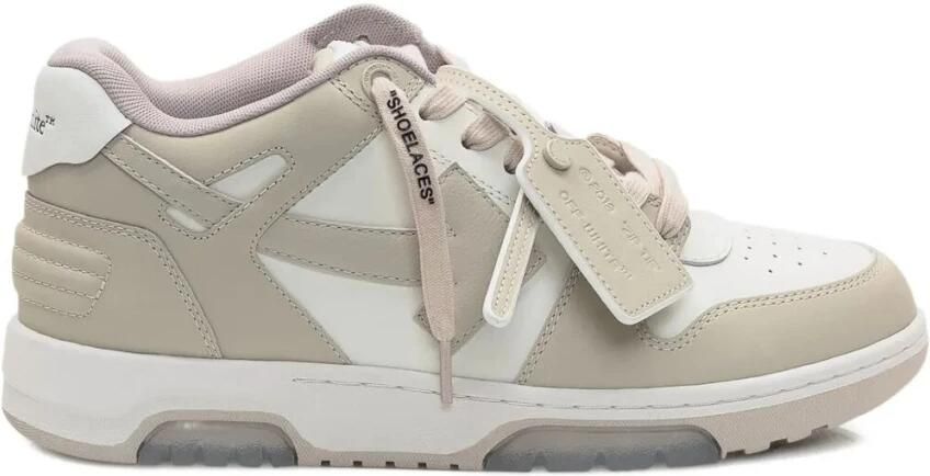 Off White Out Of Office Calf Leather Sneakers