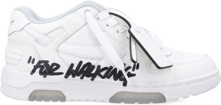 Off White Out Of Office For Walking Leren Lage Sneakers