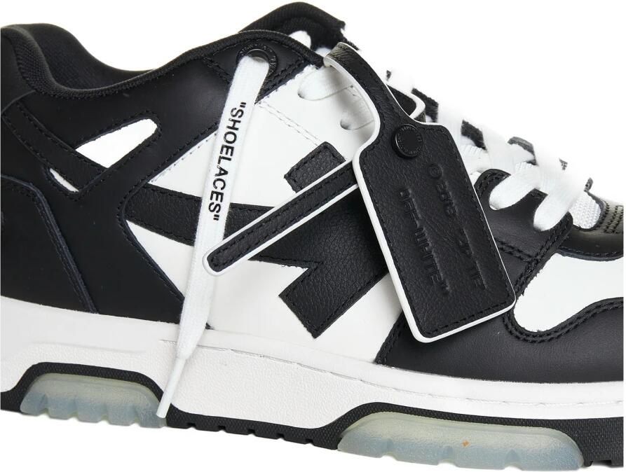 Off White Witte Leren Sneakers met Handtekeningpijlen White Heren - Foto 4