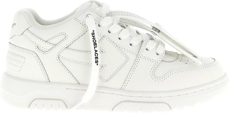 Off White Out Of Office Kalfsleren Sneakers