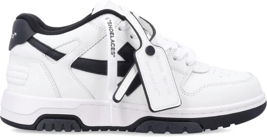 Off White Out Of Office Kalfsleren Sneakers