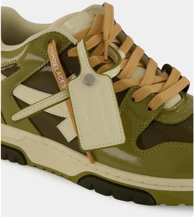 Off White Out Of Office Patent Sneakers