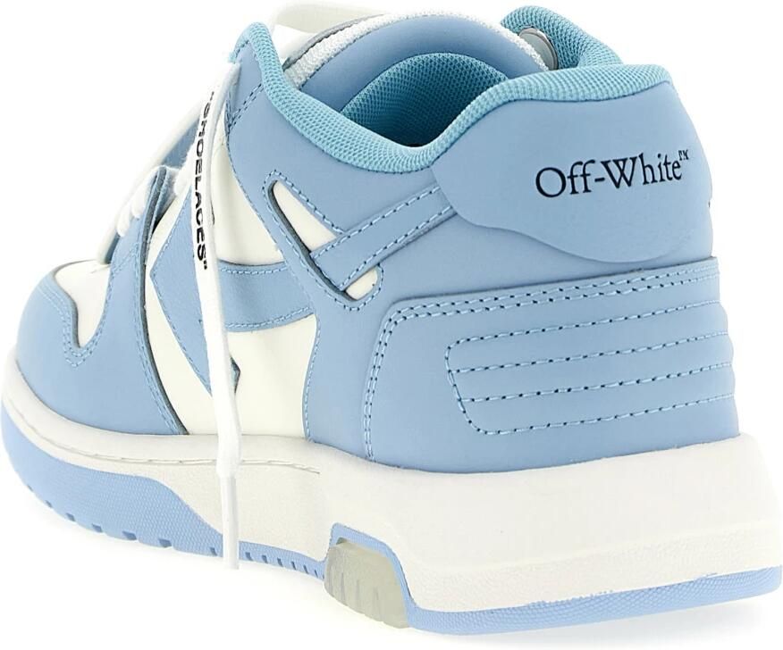 Off White Witte Sneakers Verhoog Stijl Luxe Mix Blue Dames - Foto 3