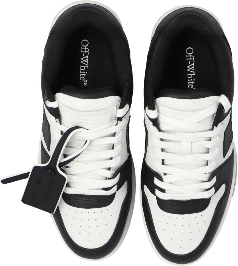 Off-White Low-Top Sneakers Out Of Office Calf Leather White Black in wit